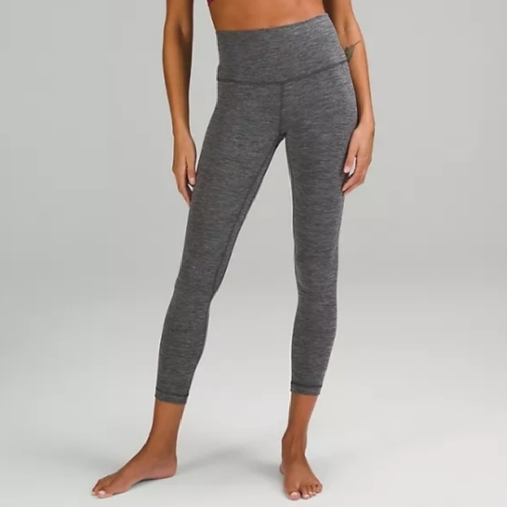 Lululemon Align High-Rise Heathered Graphite Gray Pant Size 4